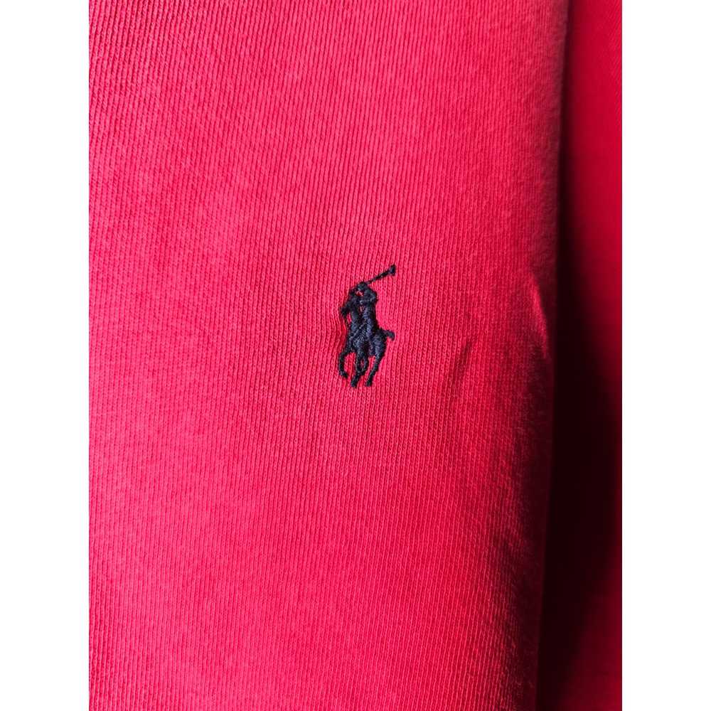 Vintage Polo Ralph Lauren Red Polo Sweatshirt Men… - image 6