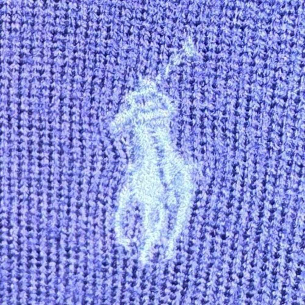 Polo Ralph Lauren Navy 100% Merino Wool Crewneck … - image 3