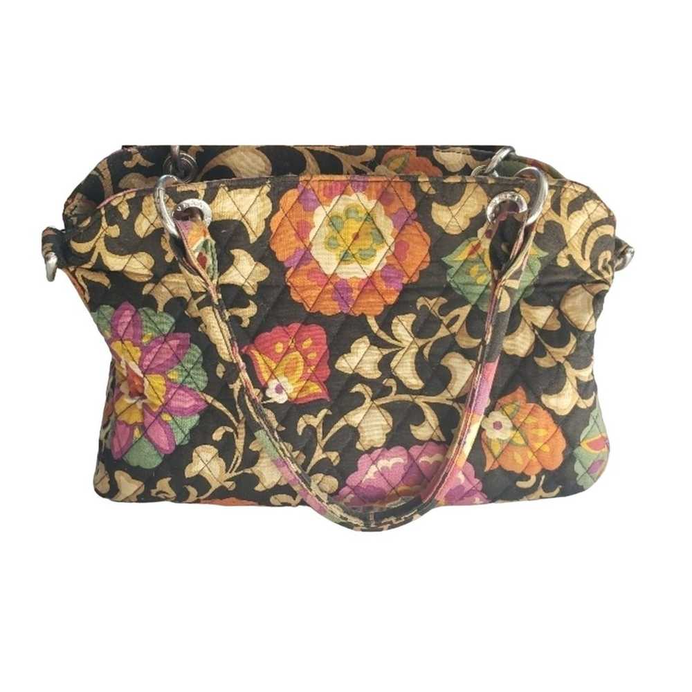 Genuine Vera Bradley handbag retired pattern Suza… - image 1