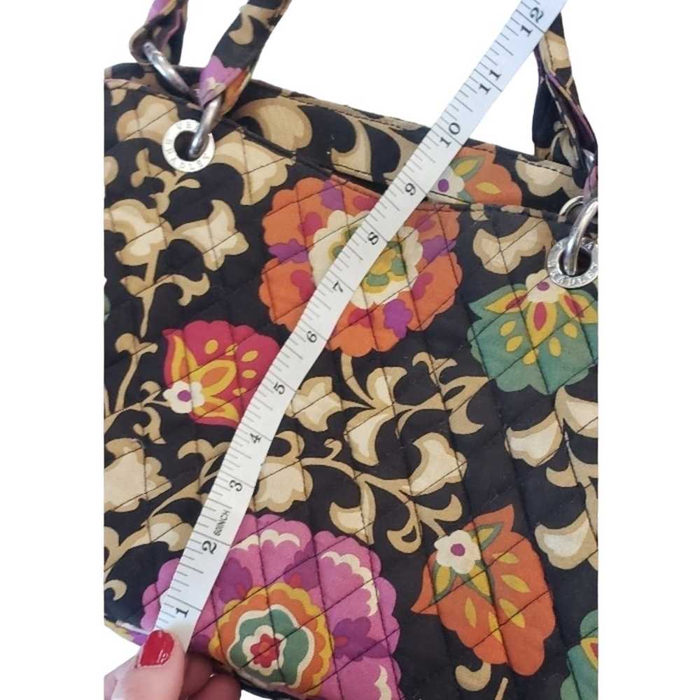 Genuine Vera Bradley handbag retired pattern Suza… - image 3