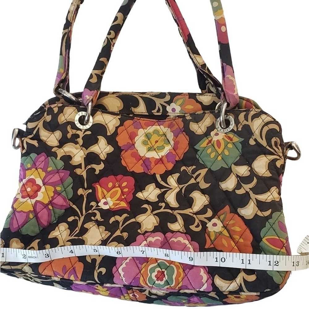 Genuine Vera Bradley handbag retired pattern Suza… - image 4
