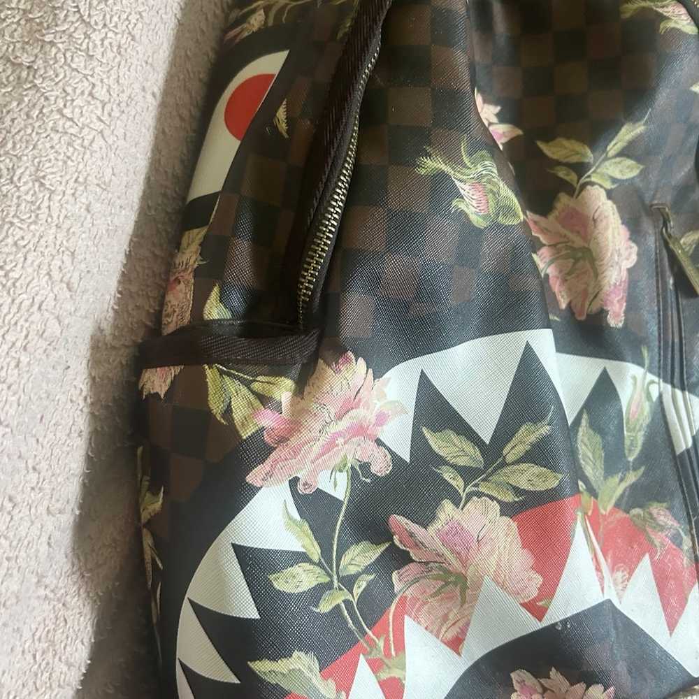 Leather sprayground backpack good condition - image 6
