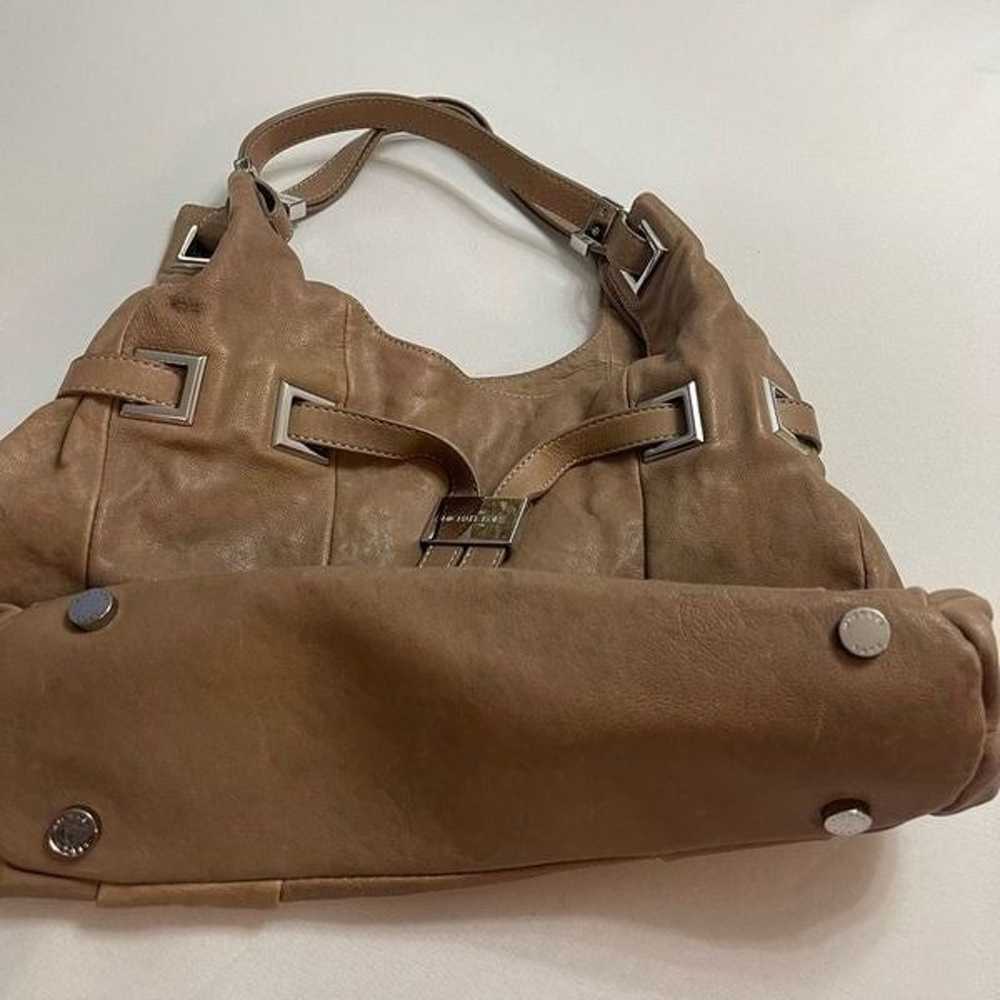 Michael Kors Leather Cognac Tan Hobo Purse Handbag - image 11
