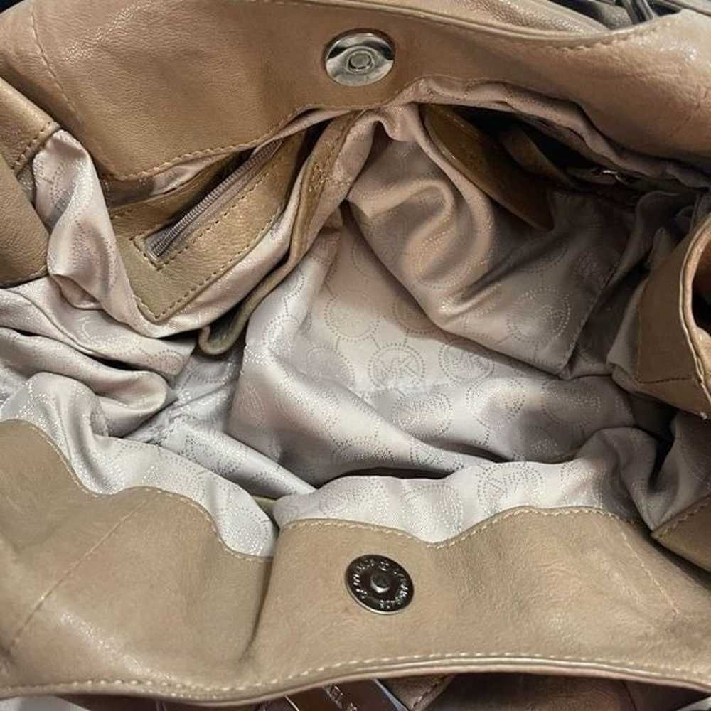 Michael Kors Leather Cognac Tan Hobo Purse Handbag - image 2