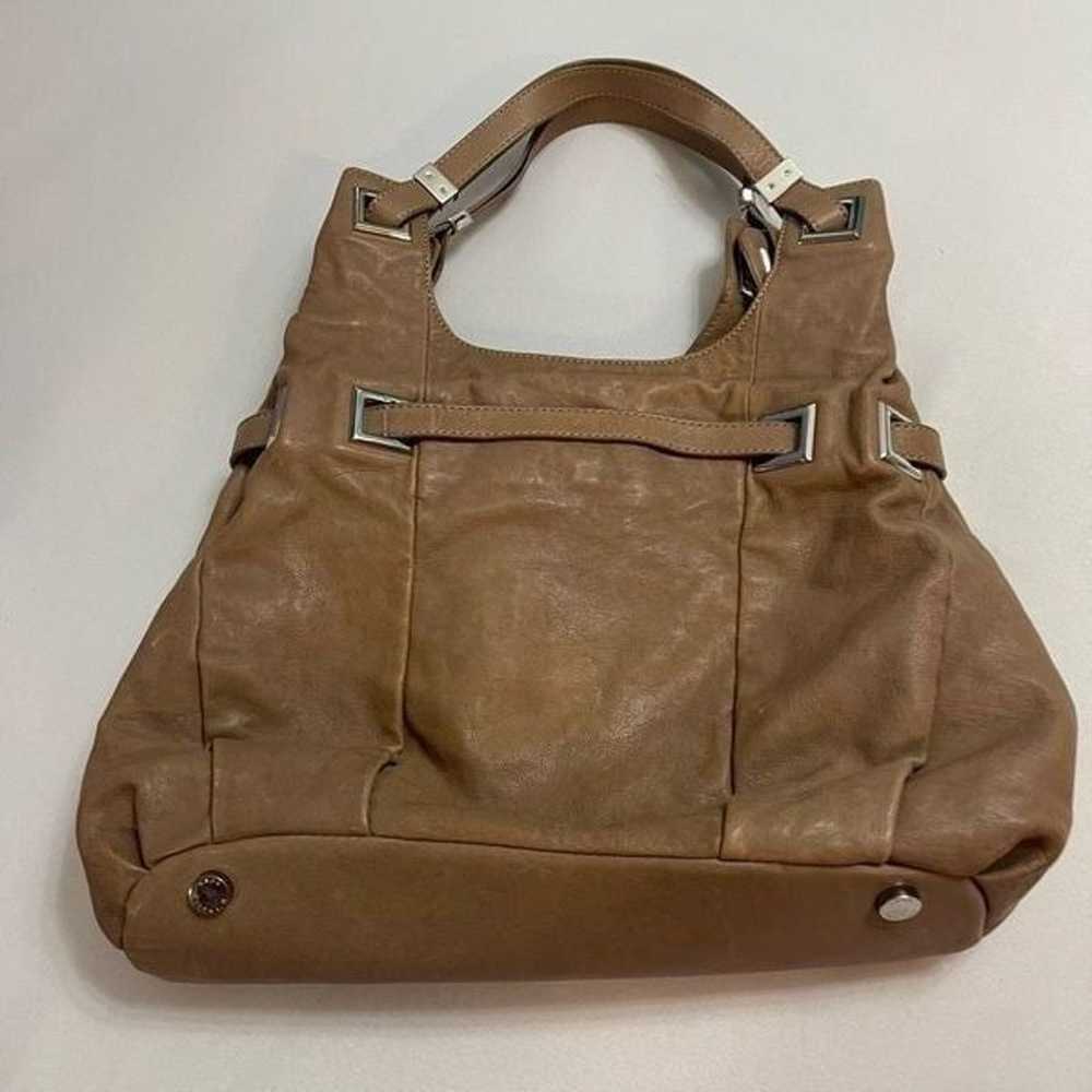 Michael Kors Leather Cognac Tan Hobo Purse Handbag - image 5