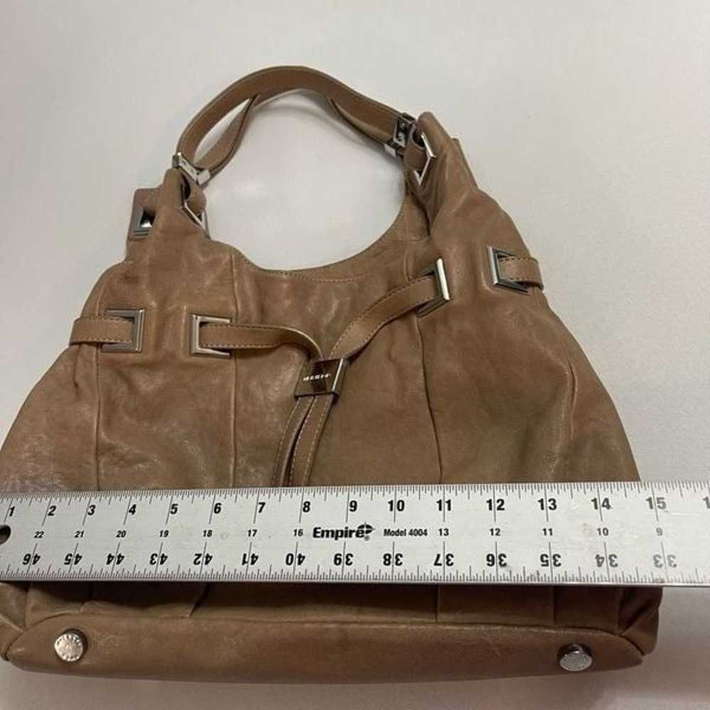 Michael Kors Leather Cognac Tan Hobo Purse Handbag - image 8