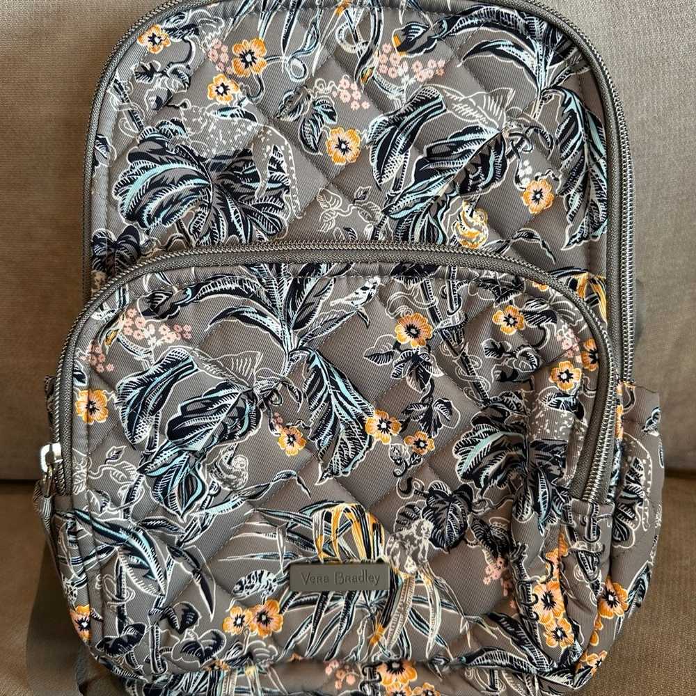 Vera Bradley Rain Forest Toile Small Backpack - image 1