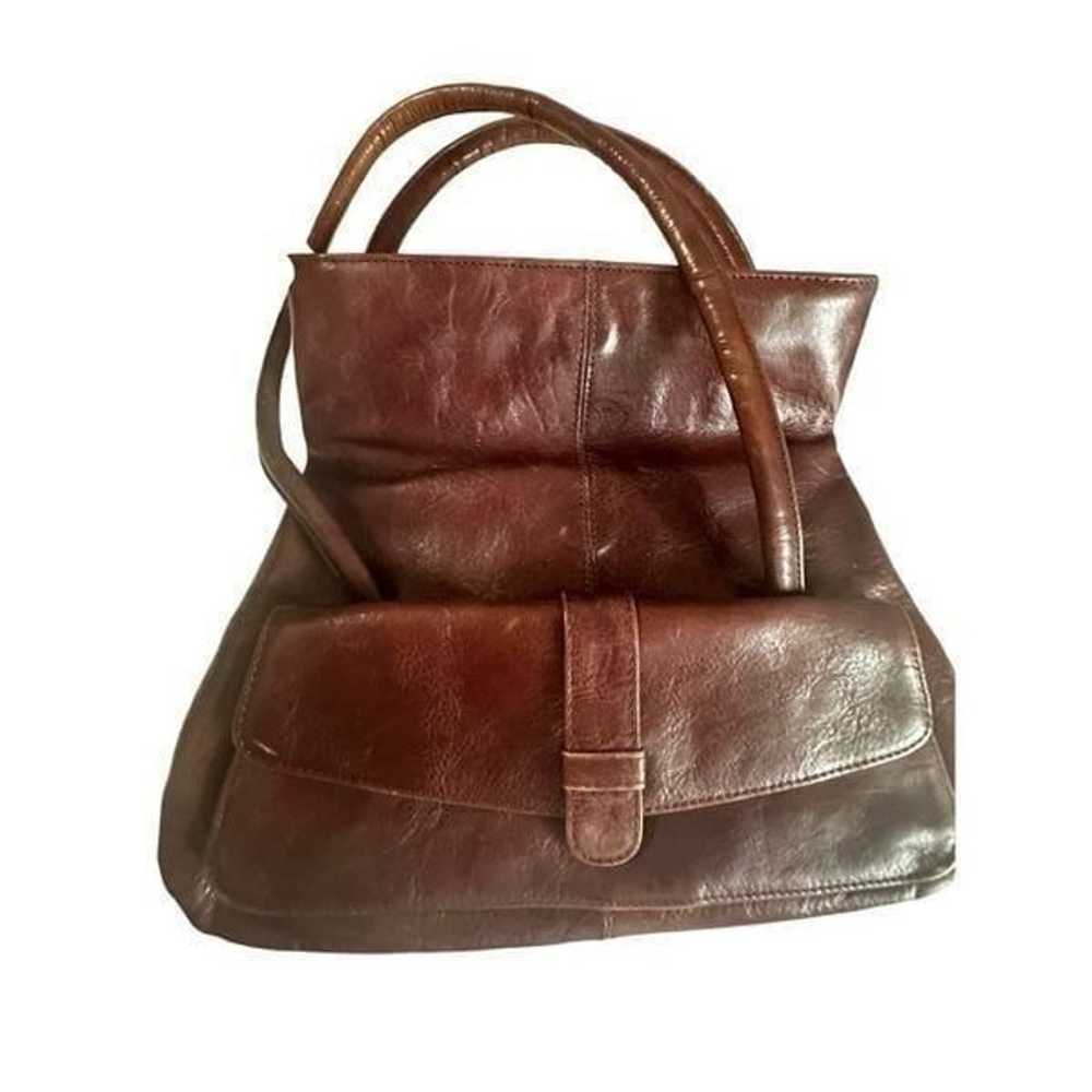 Latico Women's Vintage Foldover Leather Mini Purs… - image 4