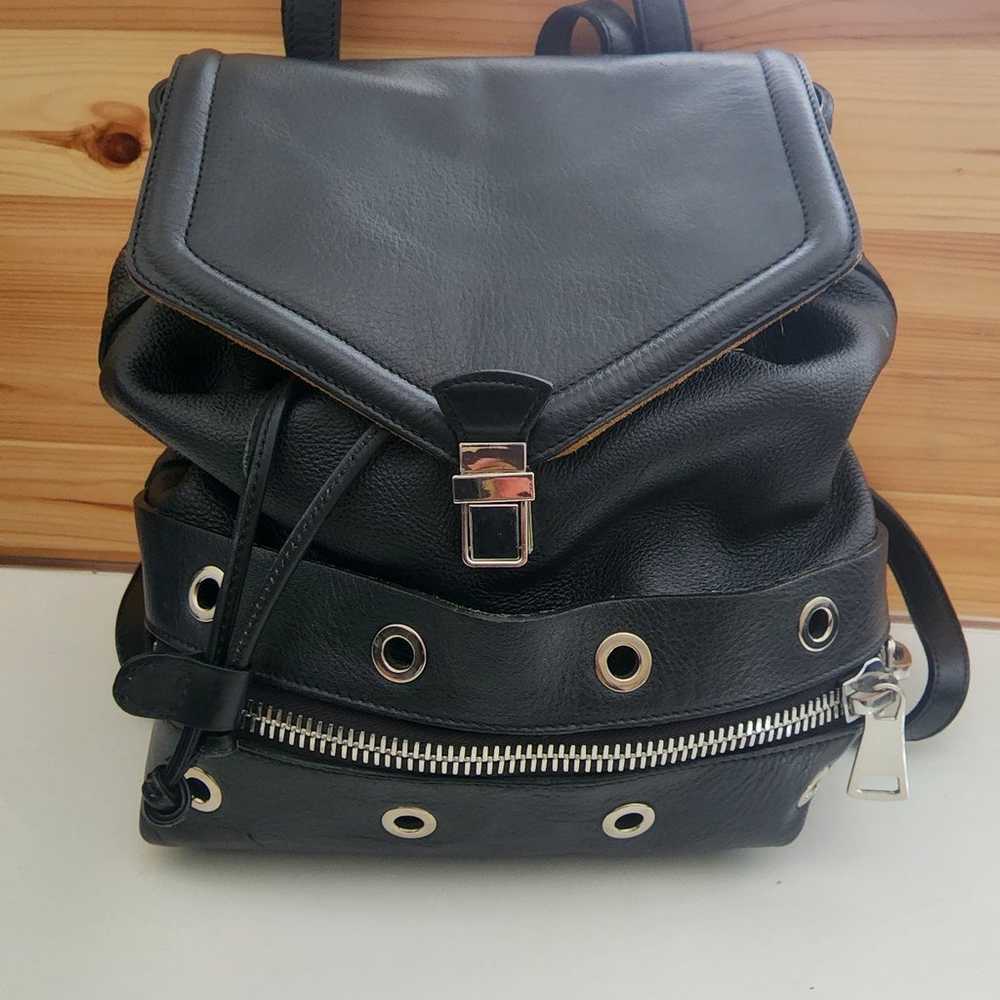 A. Bellucci Genuine Pebbled  Lether Backpack. Mad… - image 1