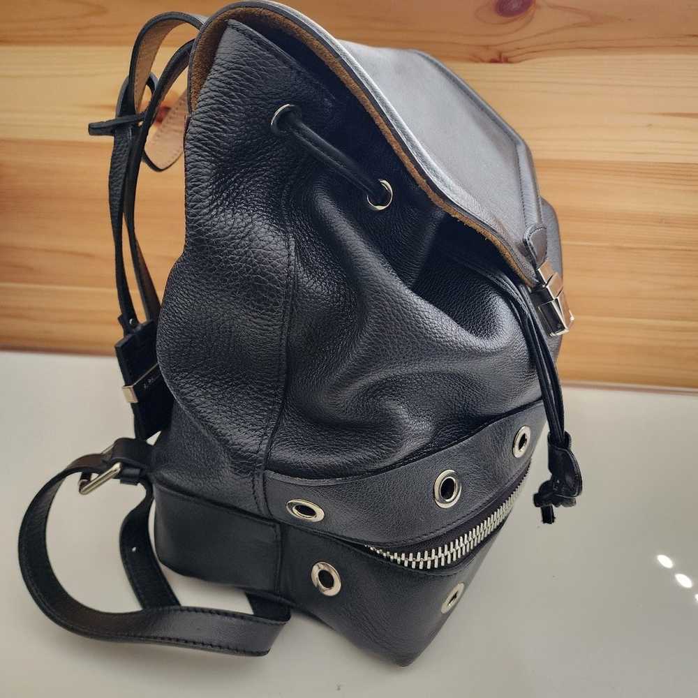 A. Bellucci Genuine Pebbled  Lether Backpack. Mad… - image 2