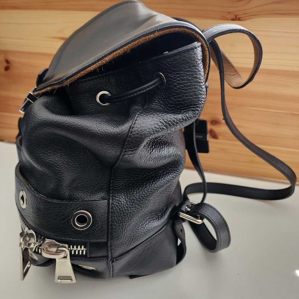 A. Bellucci Genuine Pebbled  Lether Backpack. Mad… - image 3