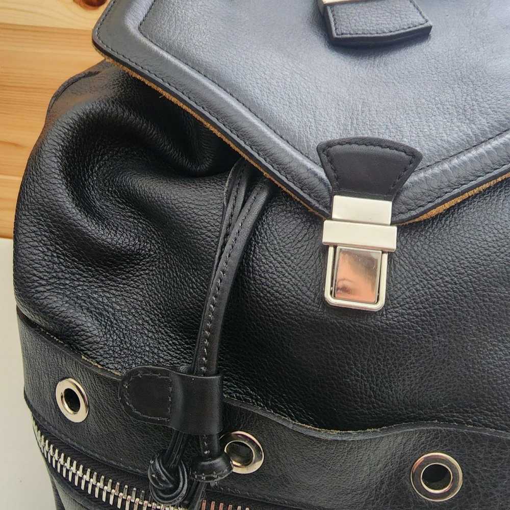 A. Bellucci Genuine Pebbled  Lether Backpack. Mad… - image 4