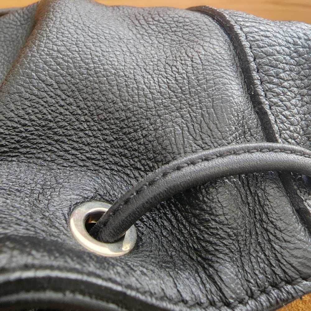 A. Bellucci Genuine Pebbled  Lether Backpack. Mad… - image 7