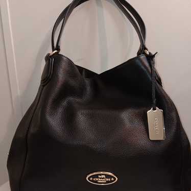 COACH Edie Carryall Handbag Shoulder Bag Purse - image 1