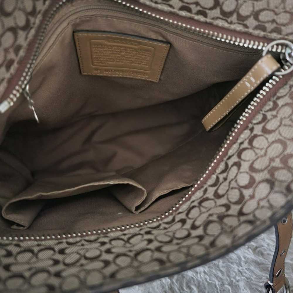Coach vintage style shoulder bag tan - image 10