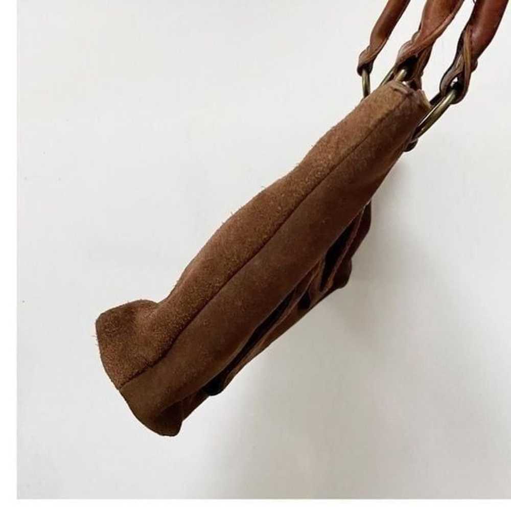 Sundance Suede and Leather Handbag - image 5