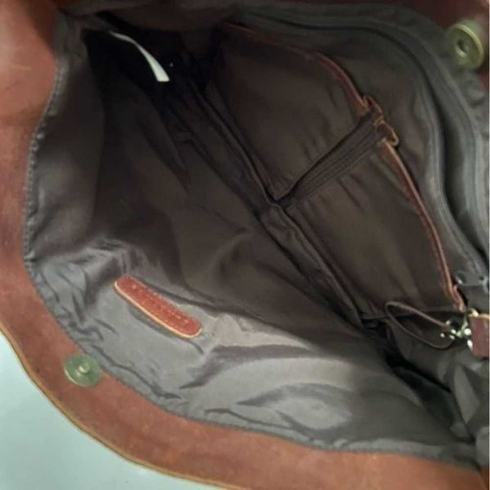 Sundance Suede and Leather Handbag - image 7
