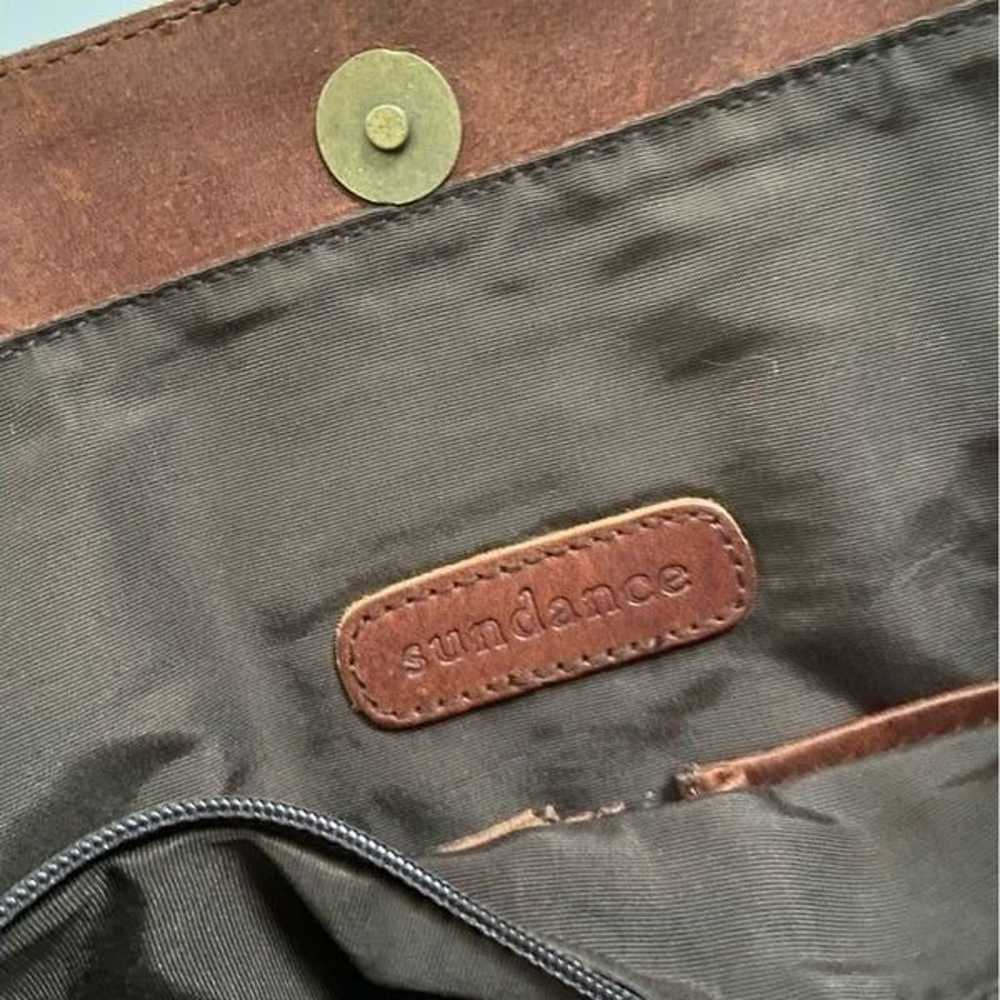 Sundance Suede and Leather Handbag - image 8