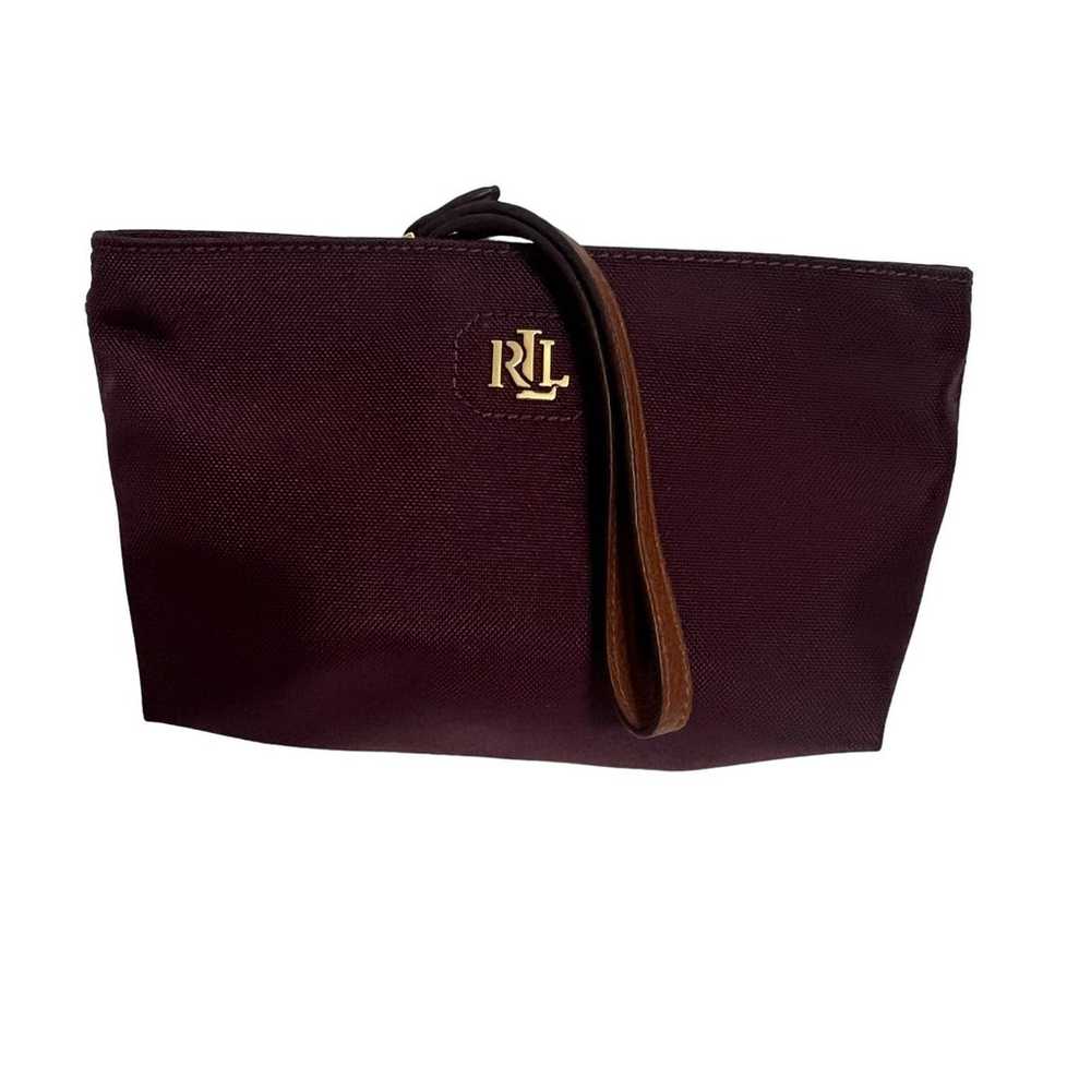 Lauren Ralph Lauren Tote Bag Cosmetic Bag Wristle… - image 11