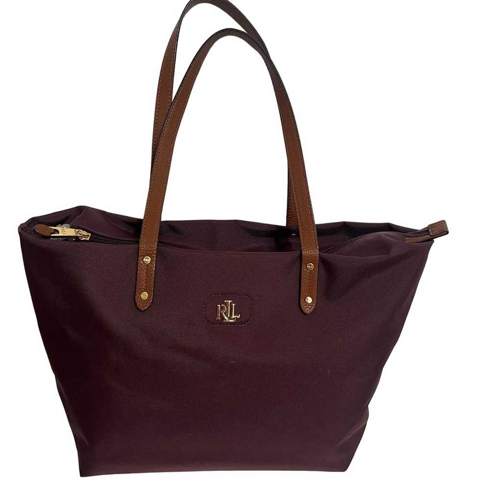 Lauren Ralph Lauren Tote Bag Cosmetic Bag Wristle… - image 3