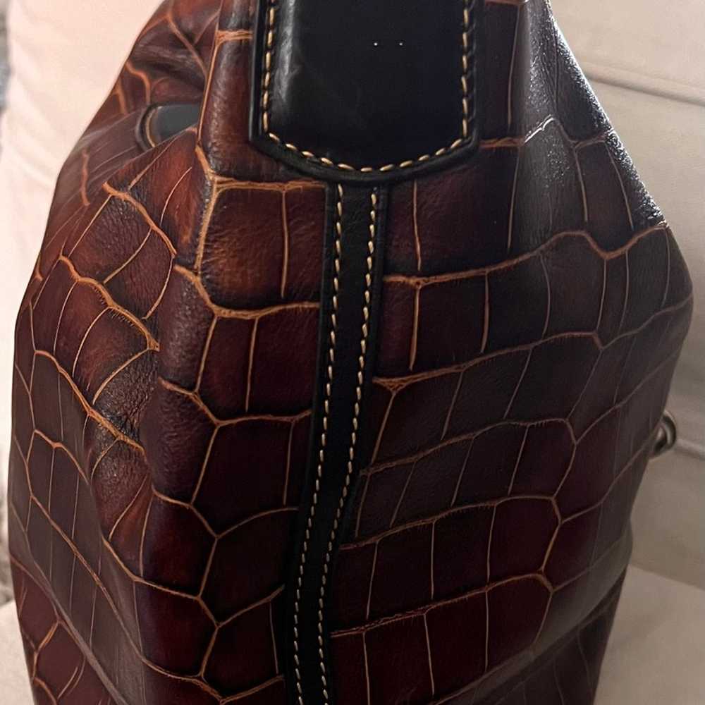 Dooney Bourke Handbags Leather Shoulder bag Brown… - image 4