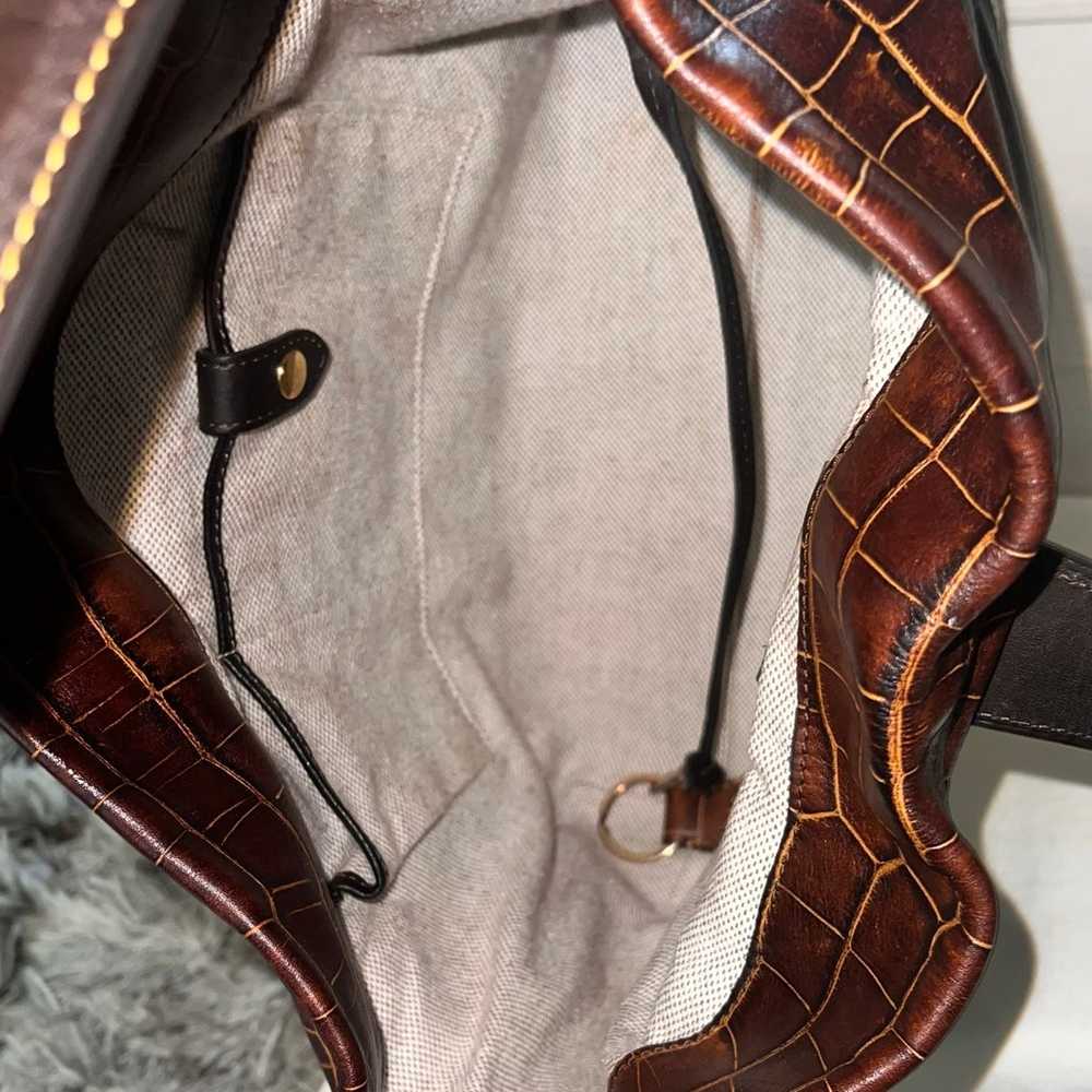 Dooney Bourke Handbags Leather Shoulder bag Brown… - image 6