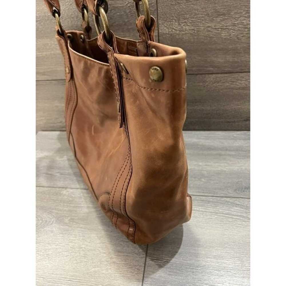 Frye Women Leather Melissa Shoulder Bag Cognac wo… - image 4