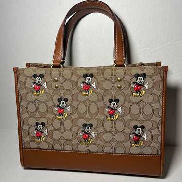 Coach Disney X Women's Tote Bag Dempsey & Mickey … - image 1