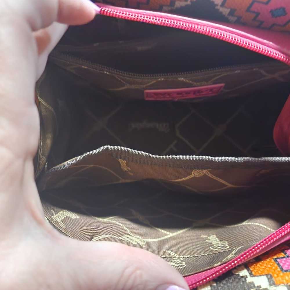 Wrangler Hot Pink Aztec tote/purse/wallet/credit … - image 2