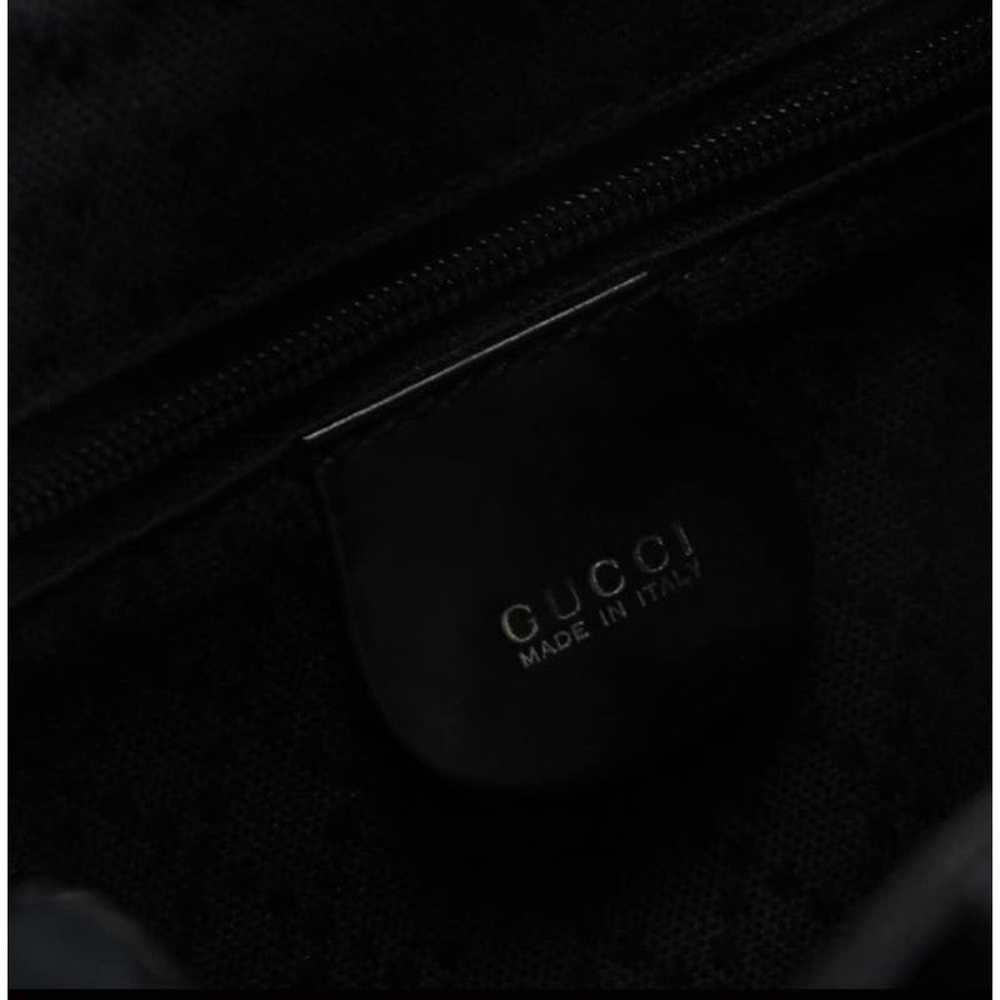 Gucci Backpack Bamboo Mini Drawstring Black Nylon… - image 7