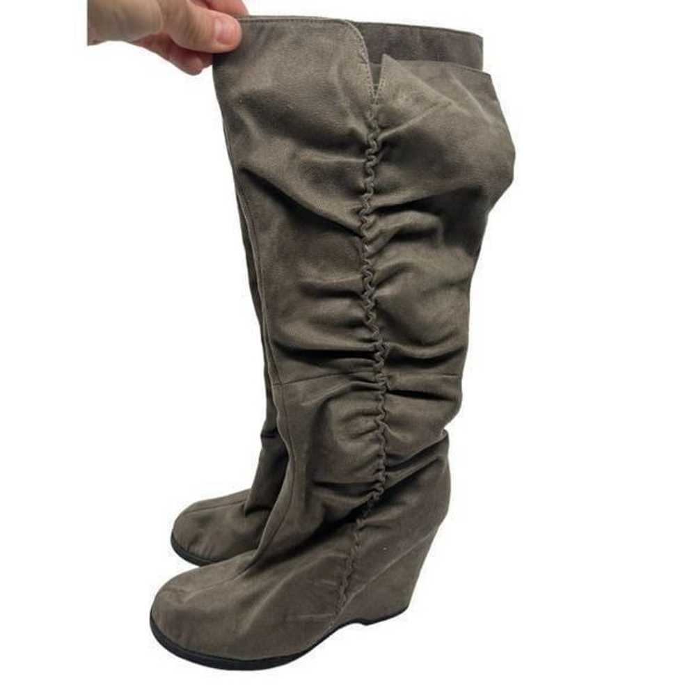 Mia Amore Adyson Gray Tall Fashion Boots Shoes Sz… - image 1
