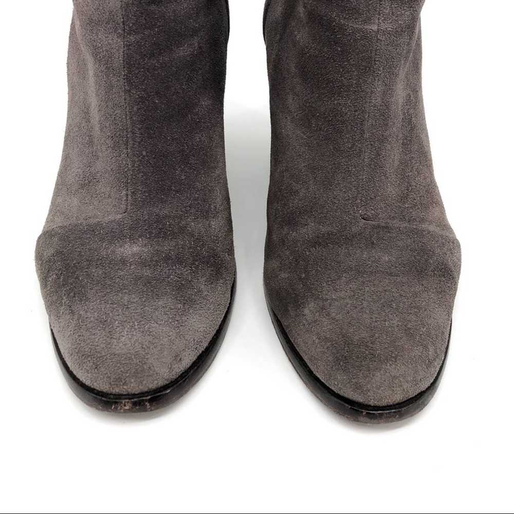 RAG & BONE Ashby Ankle High Boot Suede Grey 37.5 - image 4