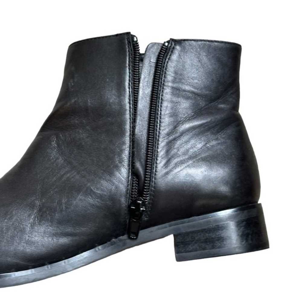 Catherine Malandrino Black leather “Mesta” booties - image 2