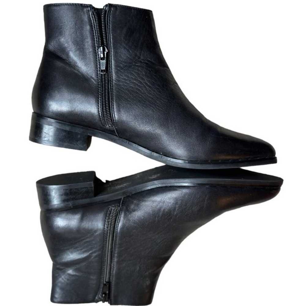 Catherine Malandrino Black leather “Mesta” booties - image 3
