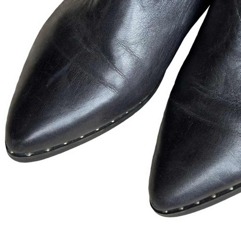 Catherine Malandrino Black leather “Mesta” booties - image 4