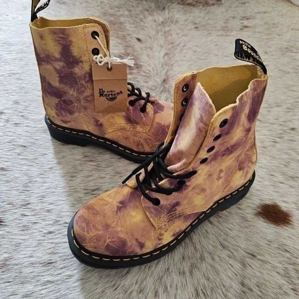 Dr. Martens 1460 Pascal Women Tie Dye Leather Boo… - image 3