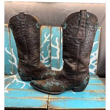 Old Gringo Erin Western Cowboy Boots Chocolate /T… - image 1
