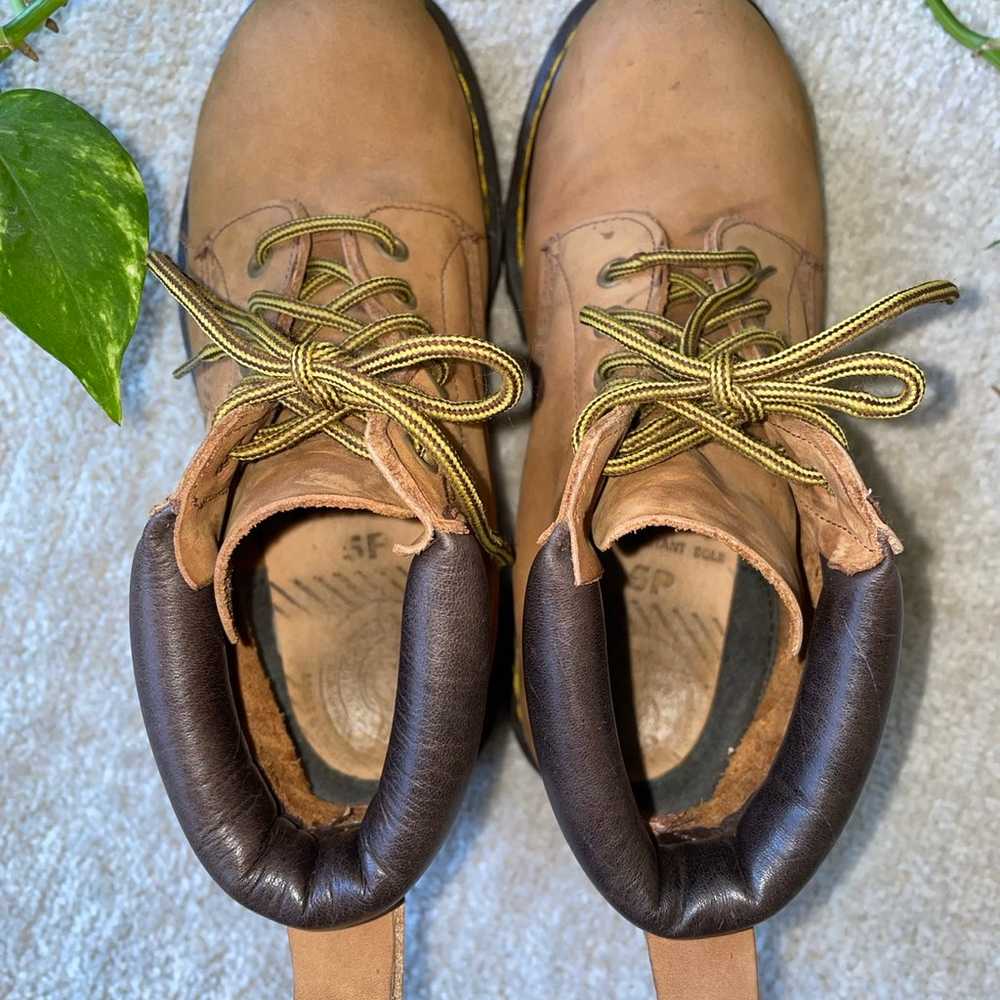 Vintage MIE Dr. Martens Steel Toe Safety Boots UK5 - image 8