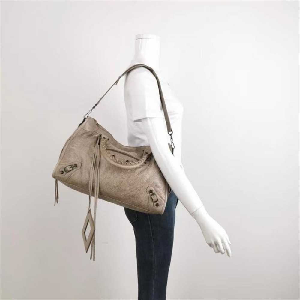 Balenciaga Classic Metalic leather handbag - image 6