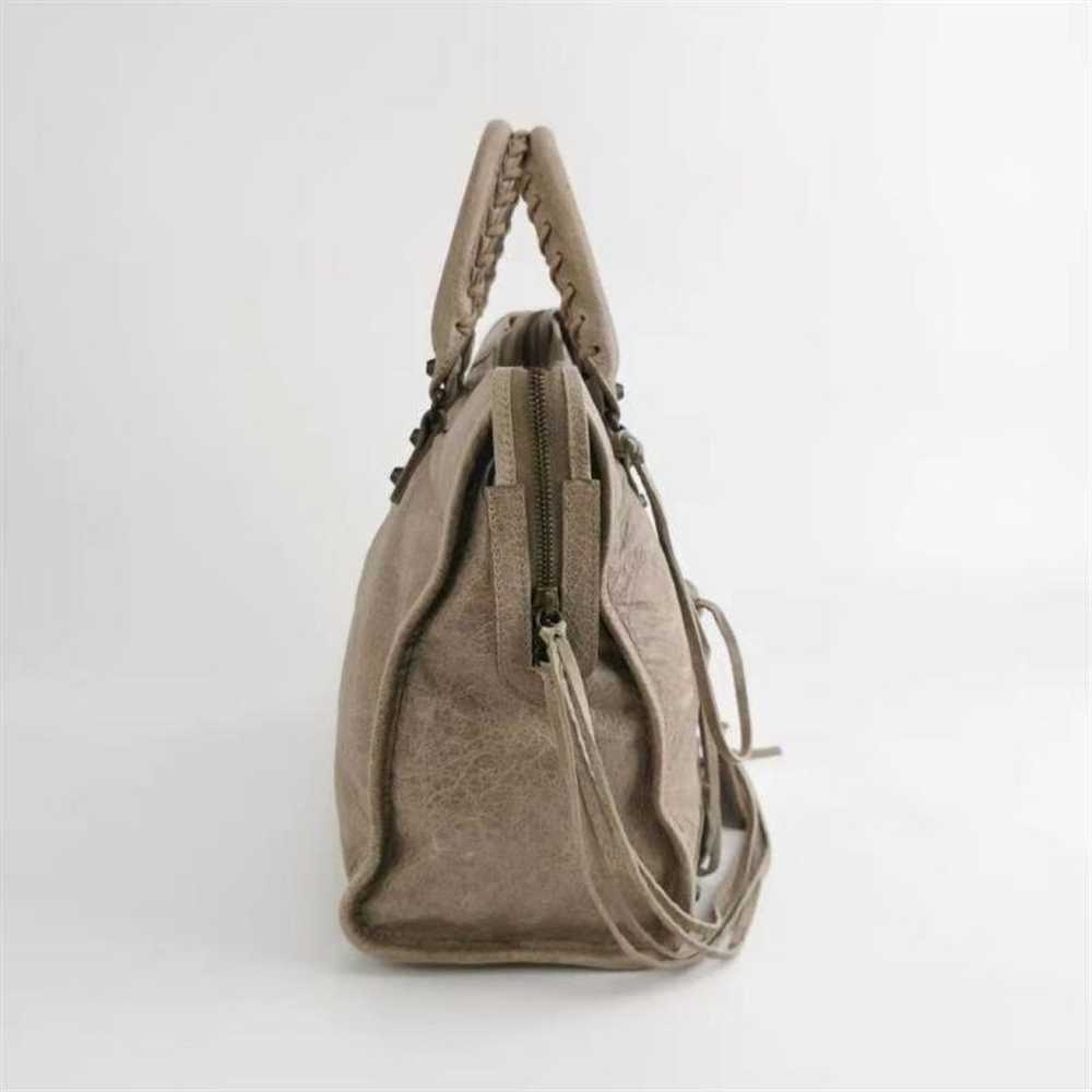 Balenciaga Classic Metalic leather handbag - image 7