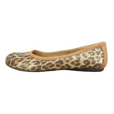 Softwalk Women's Brown Leather Slip On Leopard Ca… - image 1
