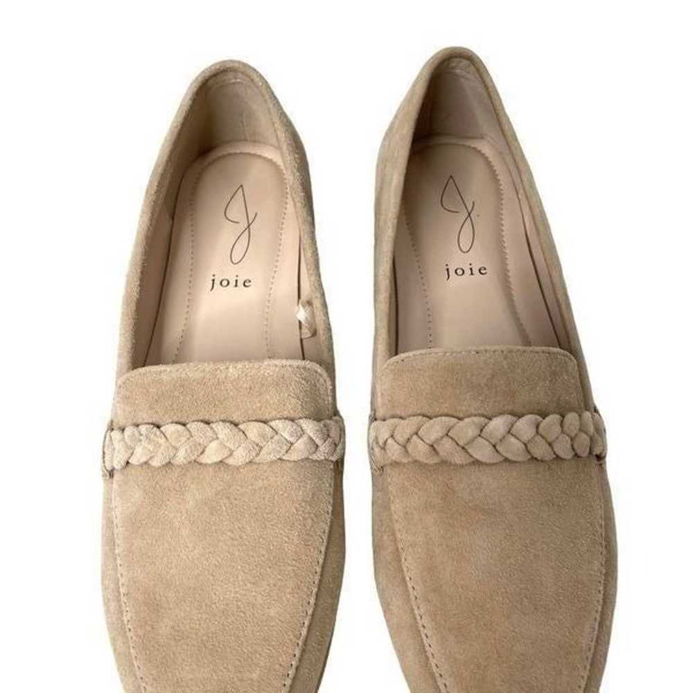 NEW Joie Tan Suede braided Loafers flats Sz 7.5 n… - image 4