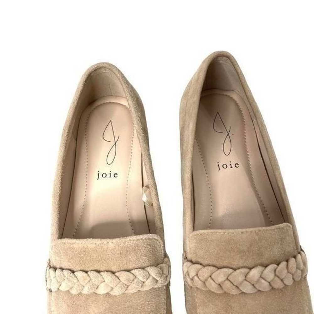 NEW Joie Tan Suede braided Loafers flats Sz 7.5 n… - image 5