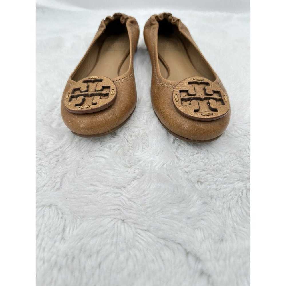 Tory Burch Reve Tumbled Leather Ballet Flats Woma… - image 2