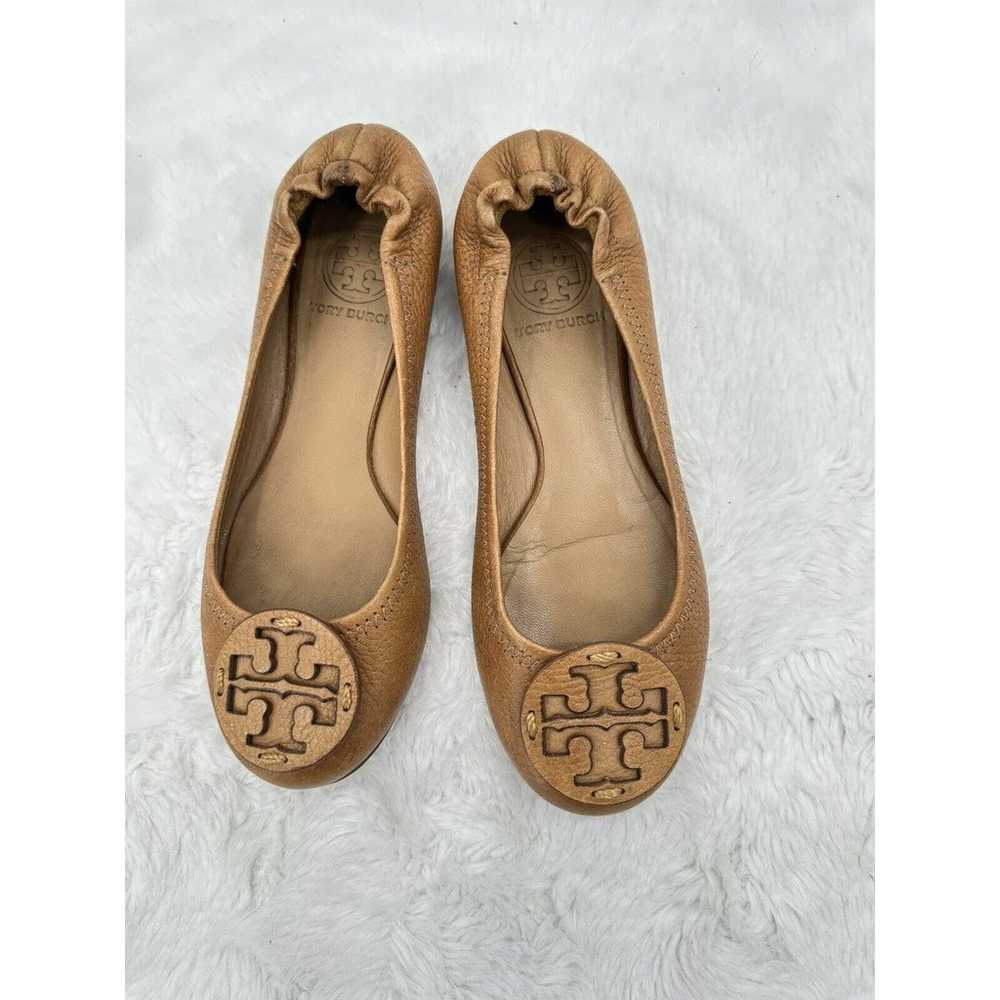 Tory Burch Reve Tumbled Leather Ballet Flats Woma… - image 5