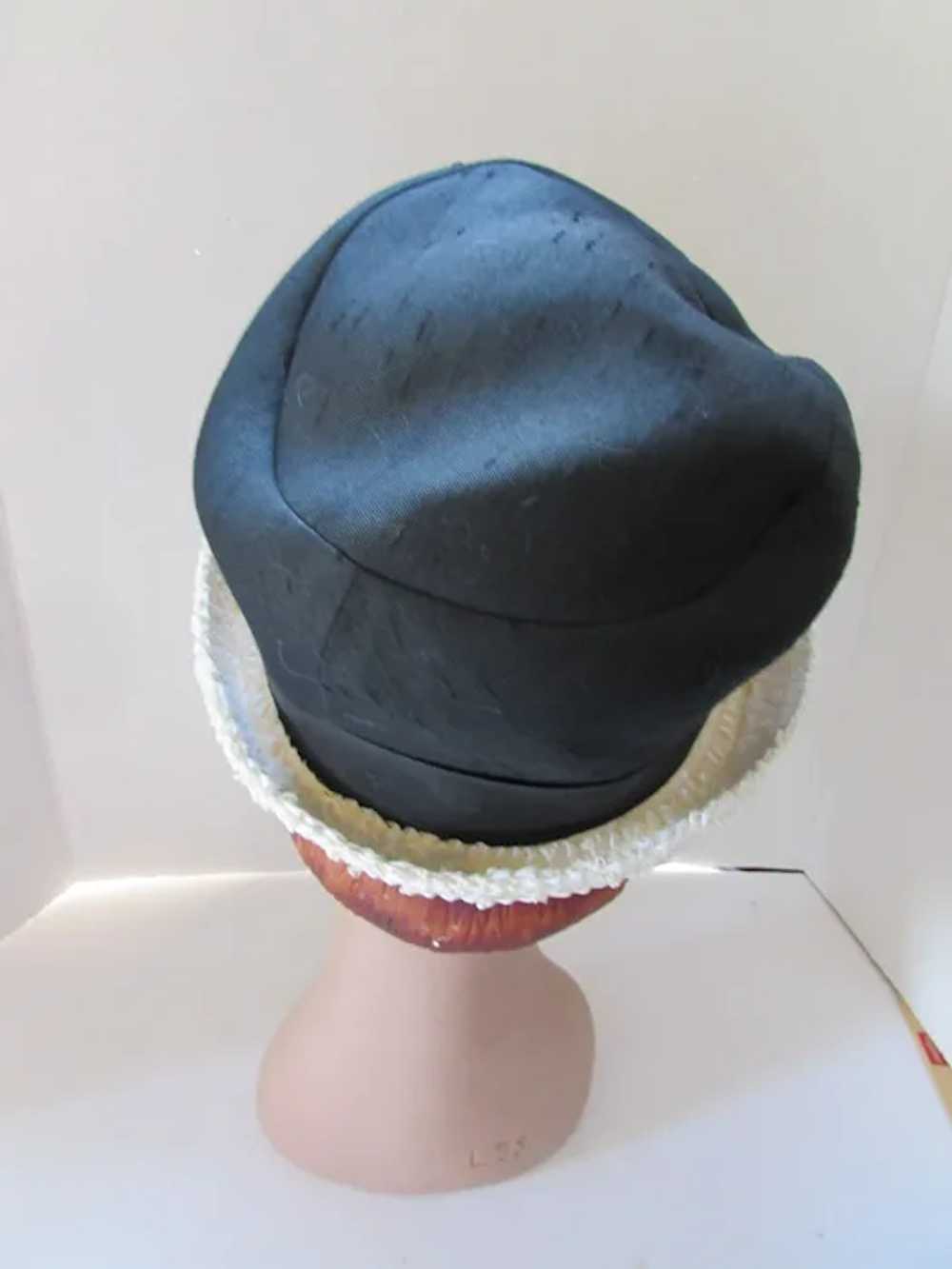Mid Century Modified Bucket Hat in Black & White … - image 9
