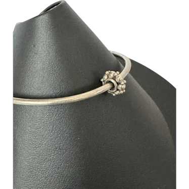 Sterling Bangle With Charm - image 1