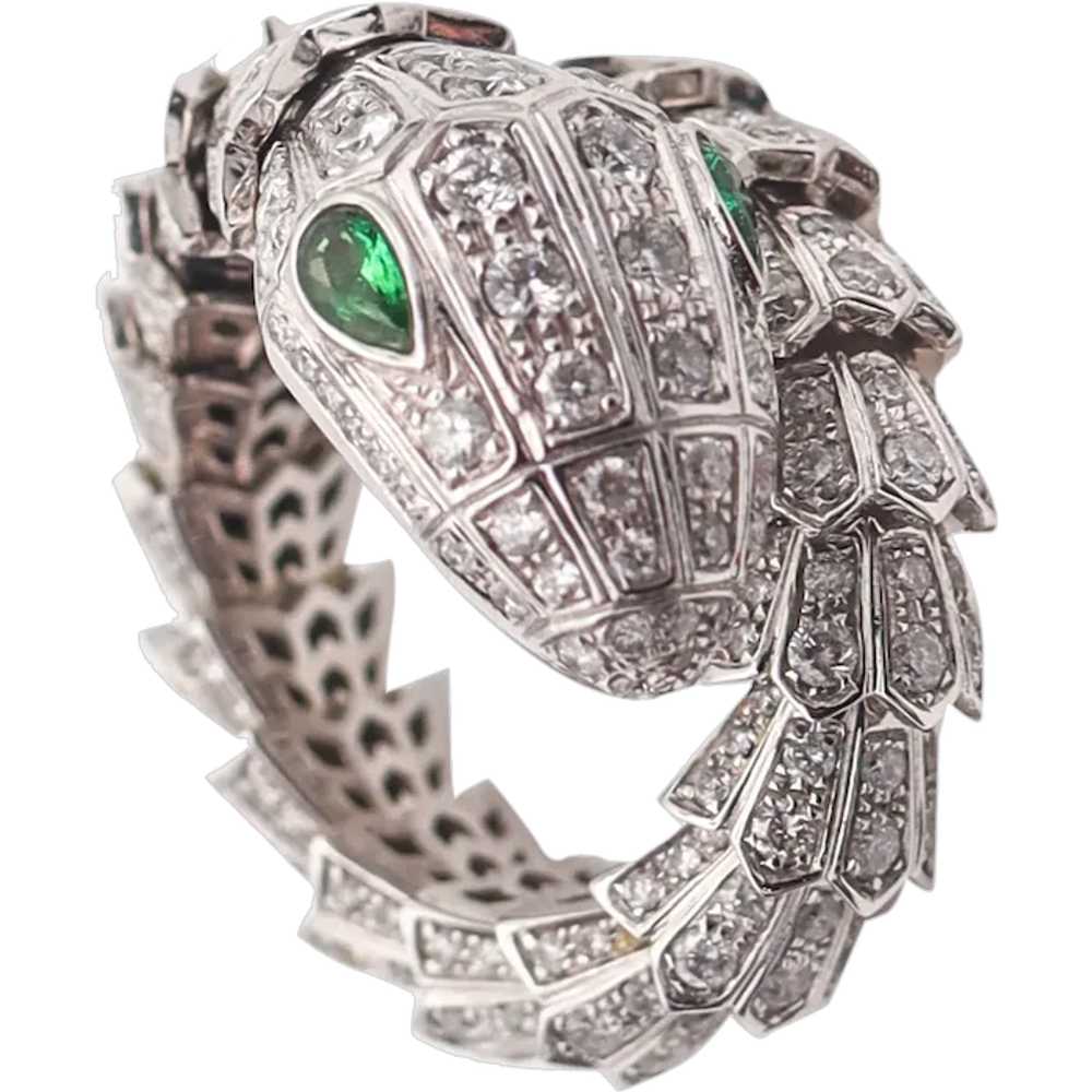 Bvlgari Roma Serpenti Ring In 18Kt Gold With 7.36… - image 1