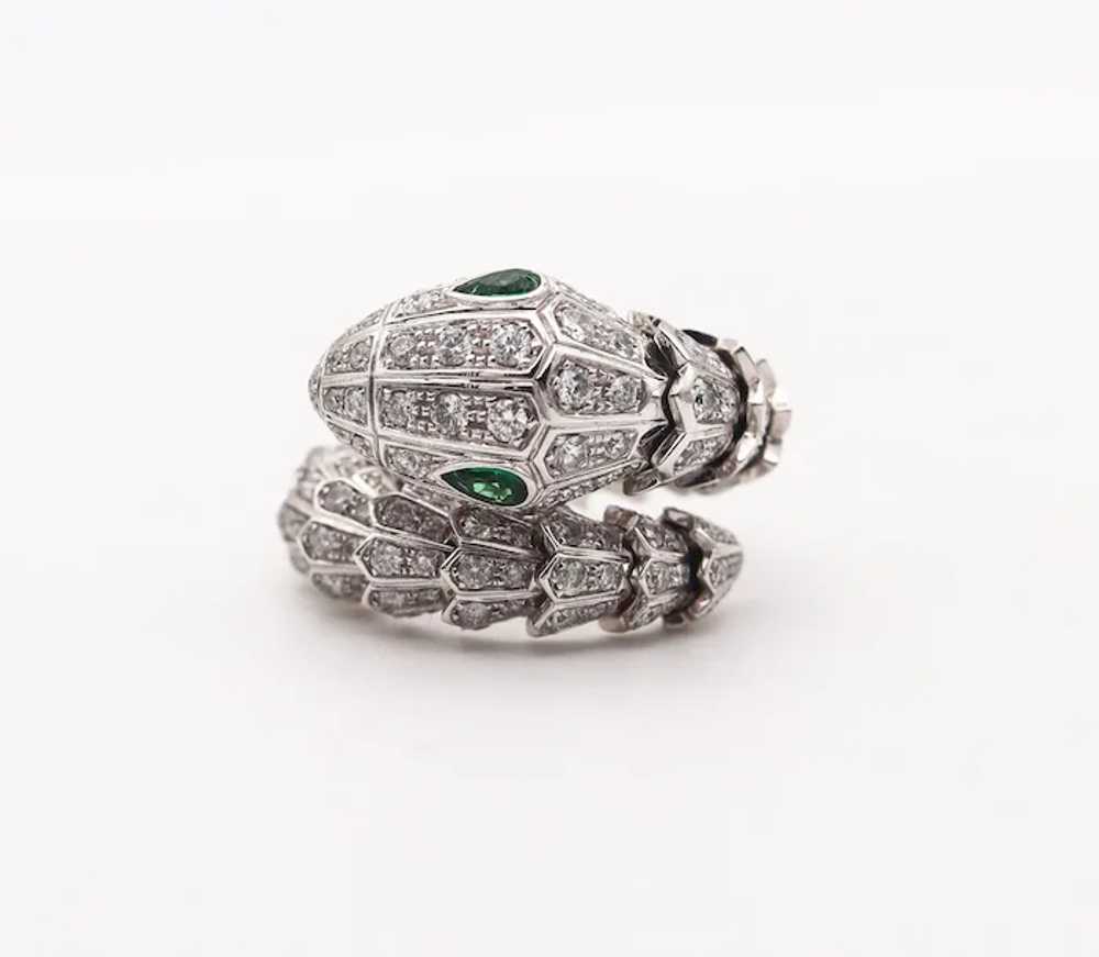 Bvlgari Roma Serpenti Ring In 18Kt Gold With 7.36… - image 4