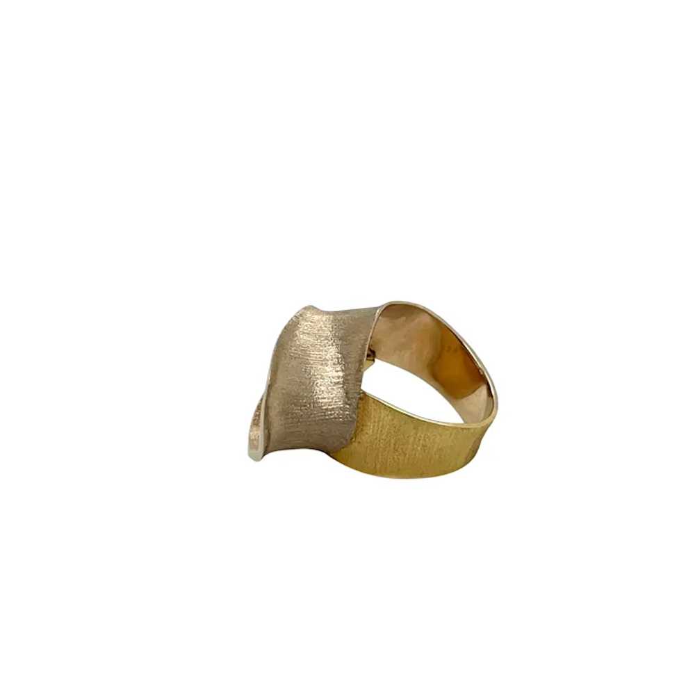 H Stern 18K Yellow and White Gold Ring - image 2